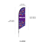 Impression de Drapeau Promotionnel Plume