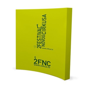 Présentoir Popup Courbé 8 pi.