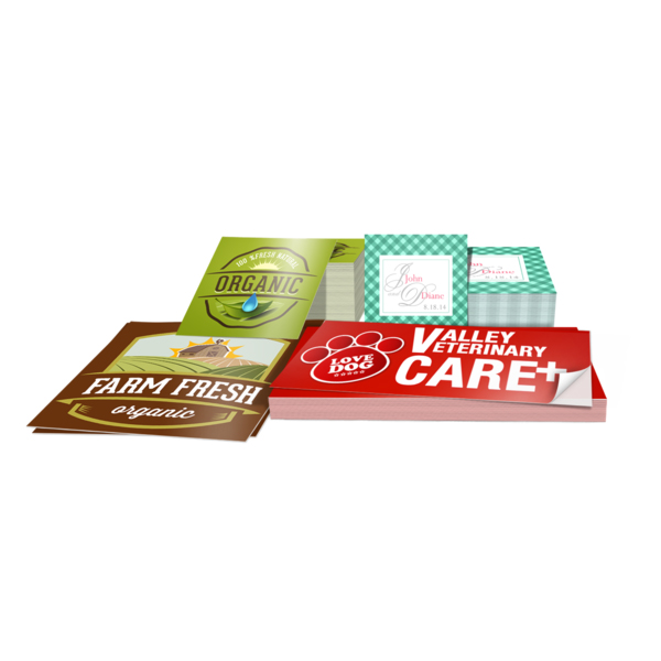 Impression de Autocollants Rectangulaires (Individuels)