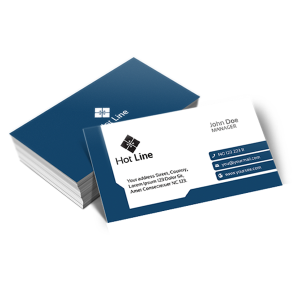 Carte d'affaire Laminée Mat