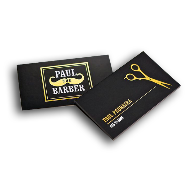 Impression de Carte daffaire Laminée Mat avec Foil